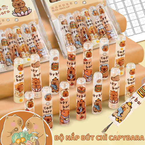 Combo Nắp Tẩy Bút Chì Phong Cách Hoạt Hình , Đồ Dùng Tẩy Chì Dễ Thương Tiện Lợi Cho Bé Khi Sử Dụng