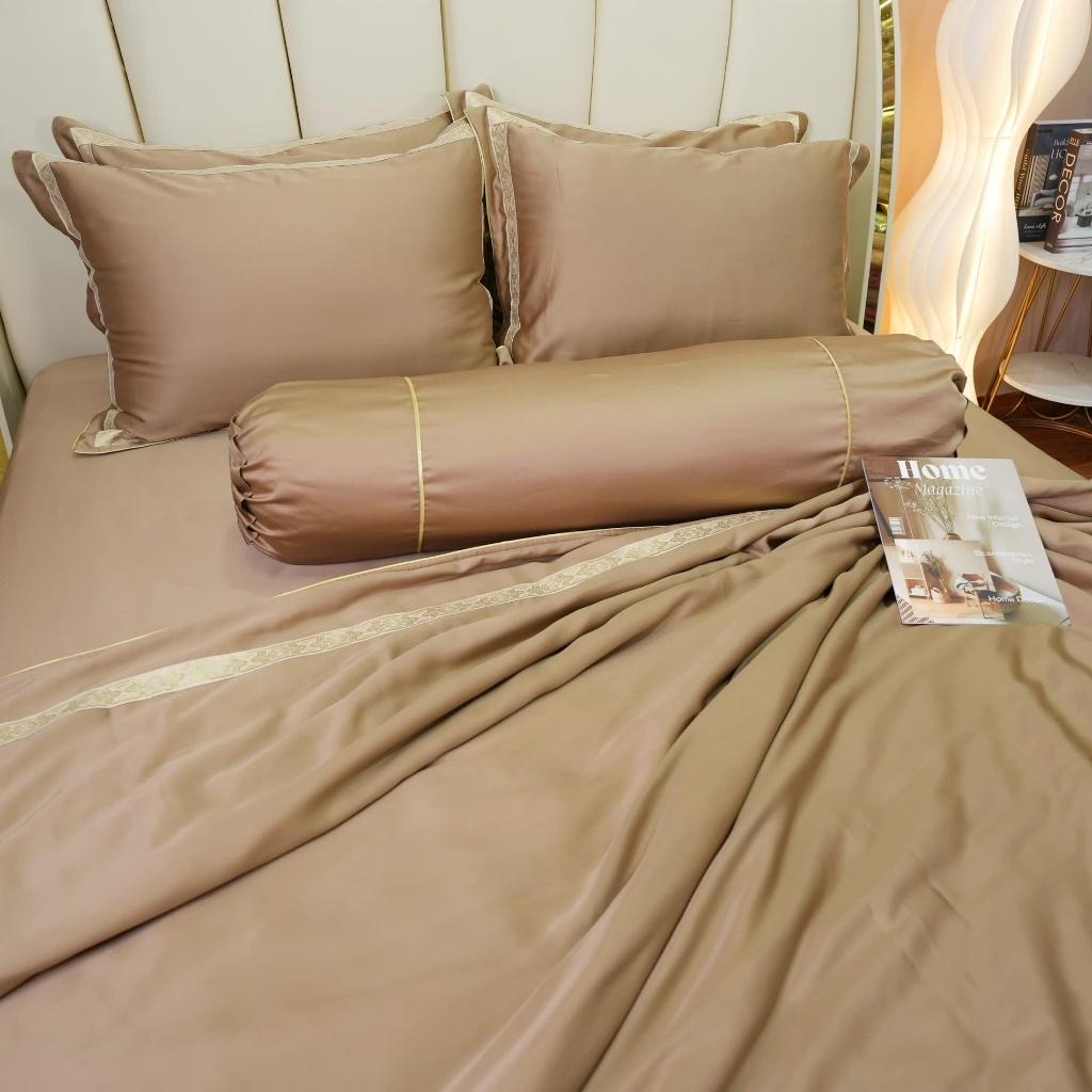 Bộ chăn ga gối lụa tencel cao cấp Julia 811