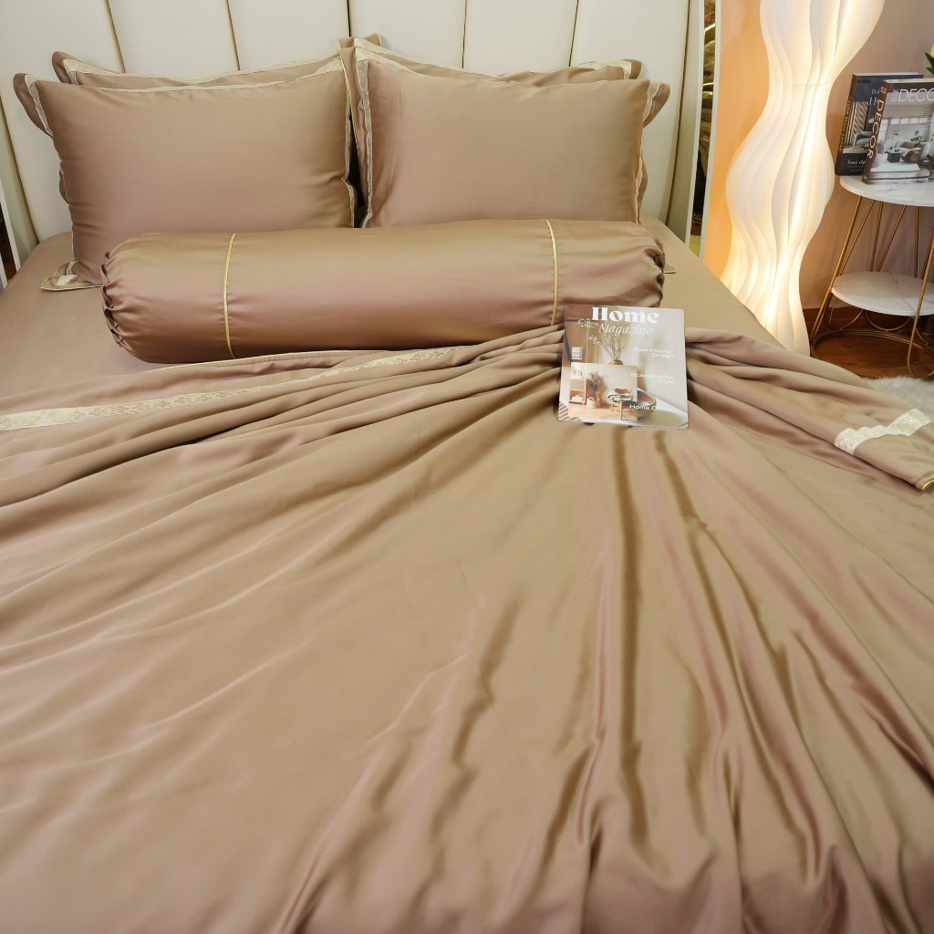 Bộ chăn ga gối lụa tencel cao cấp Julia 811