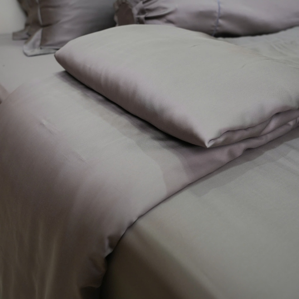 Bộ chăn ga gối lụa tencel màu trơn cao cấp Julia 816