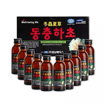 SÂM HOÀNG DIỆU Nước uống hồng sâm, đông trùng Dongnam hộp 10 chai x 100ml