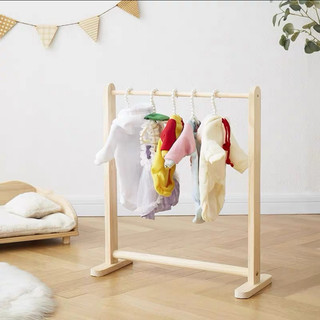 Sào móc giá treo kệ để quần áo phụ kiện montessori cho bé chó mèo thú cưng,