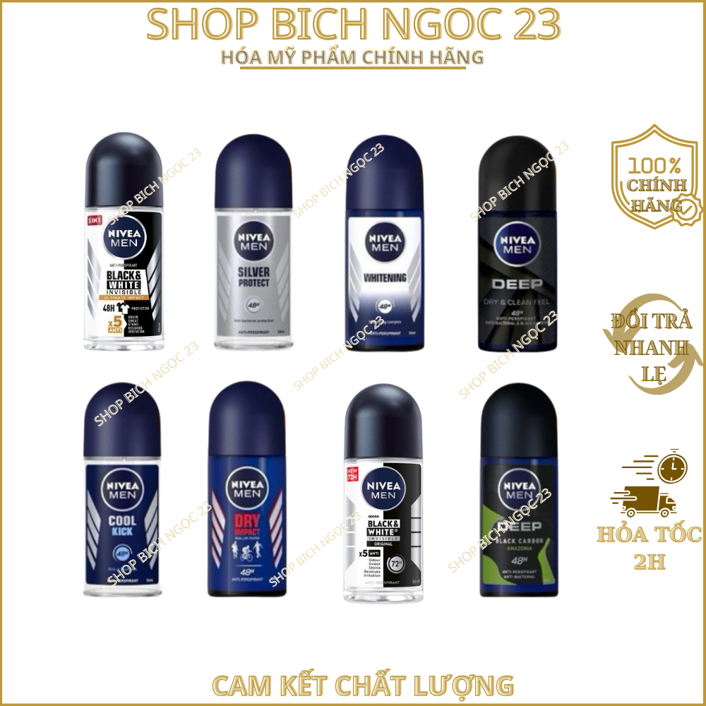 Lăn ngăn mùi NIVEA MEN dành cho Nam 50ml