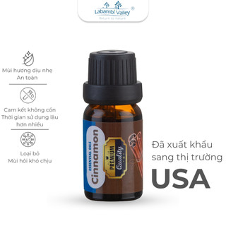 Tinh dầu quế nguyên chất Labambi Valley chiết xuất 100% tinh dầu thiên nhiên 10ml/20ml/30ml/50ml/100ml
