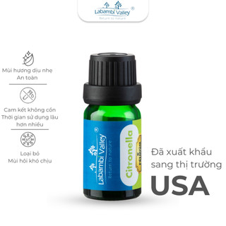 Tinh dầu sả java Labambi Valley chiết xuất 100% tinh dầu thiên nhiên 100ml