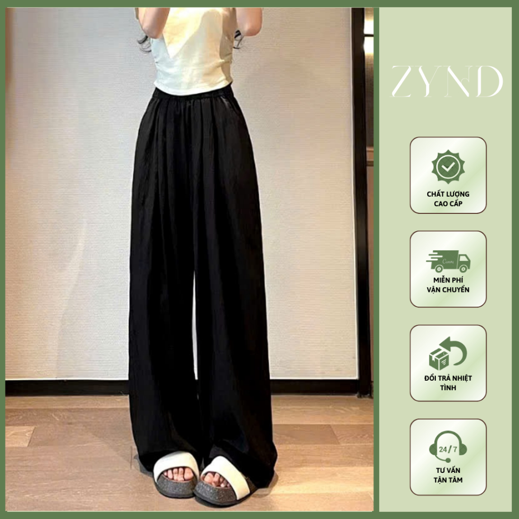 QUẦN ĐŨI ỐNG RỘNG ZYND - Quần đũi bản cao cấp form rộng siêu xinh mặc mát ở nhà, đi biển - AT-M038
