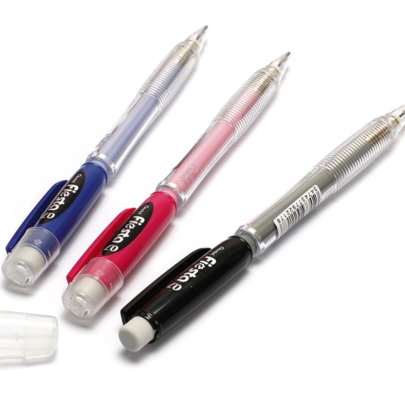 Ảnh Bút Chì Kim Pentel Nhật Bản Fiesta AX107 Ngòi 0.7mm | Thiết Kế Thân Trong Đẹp Mắt |Trang Bị Đầu Tẩy Tiện Dụng | 3 Màu Vỏ 4