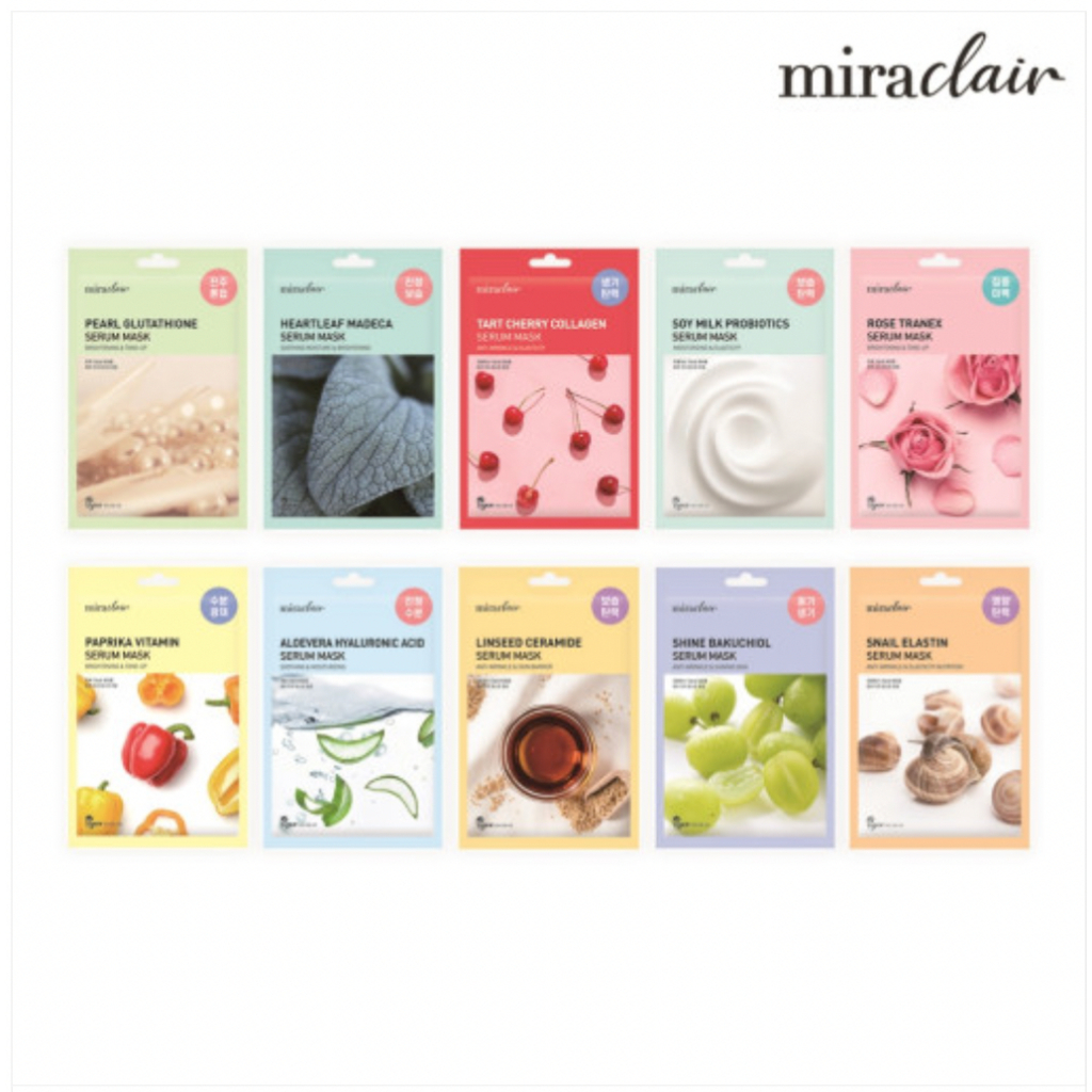 [QUÀ TẶNG KHÔNG BÁN] 1 Miếng Mặt nạ dưỡng da thuần chay MIRACLAIR serum mask Rose Tranex 23G