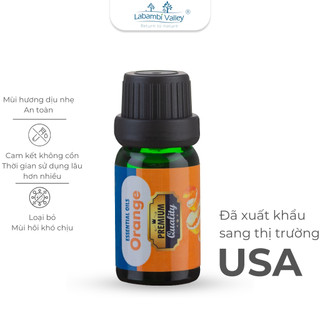 Tinh dầu vỏ cam nguyên chất Labambi Valley chiết xuất 100% tinh dầu thiên nhiên 10ml/20ml/30ml/50ml/100ml