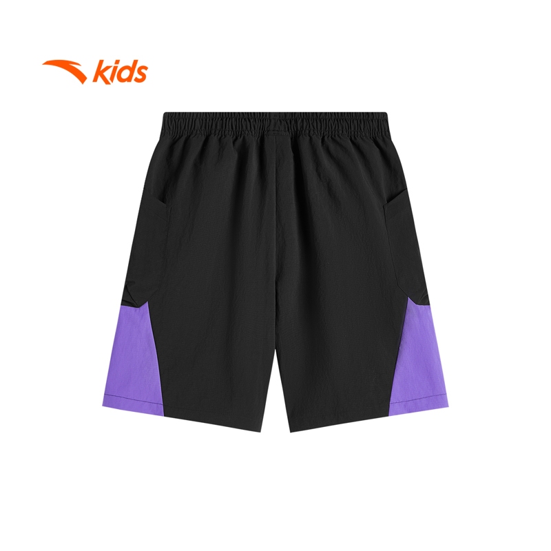 [VC 100K] Quần short lửng bé trai thời trang thể thao size 130-170 Anta Kids Wildplayer Thoáng Mát Nhanh Khô 3525B8503