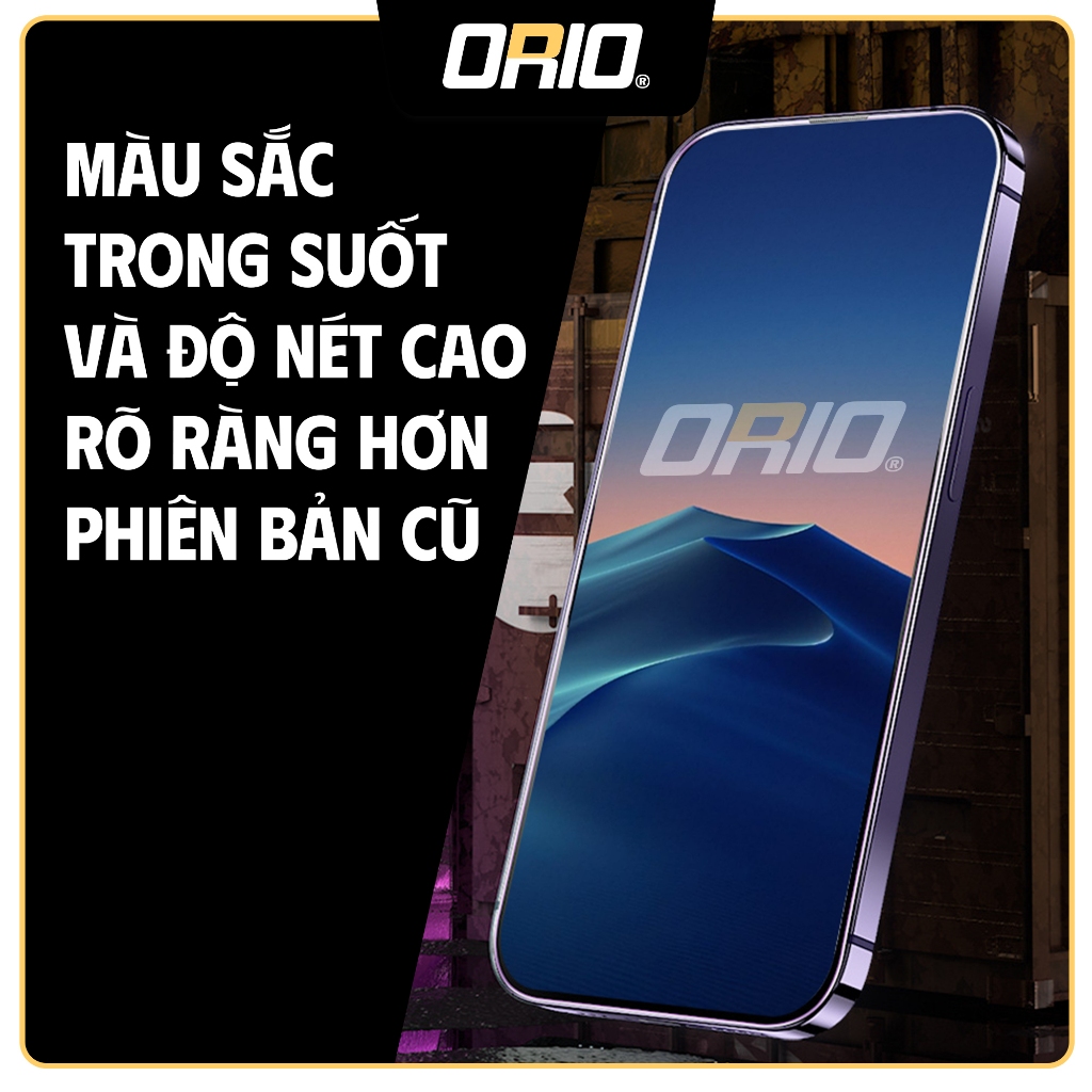 Kính Cường Lực iPhone Chống Nhìn Trộm + Hạn Chế Vân Tay ORIO WP79 ,Chống Va Đập Bảo Vệ Tối ưu