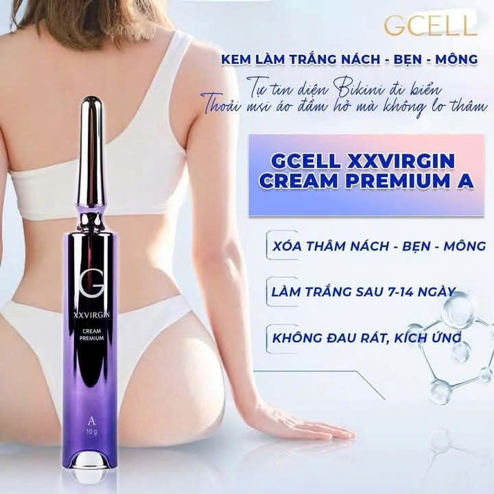 Kem Làm Hồng Gcell XX Virgin Cream Dưỡng Ẩm Khử Thâm Đa Vùng