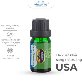 Tinh dầu sả chanh Labambi Valley chiết xuất 100% tinh dầu thiên nhiên 10ml/20ml/30ml/50ml
