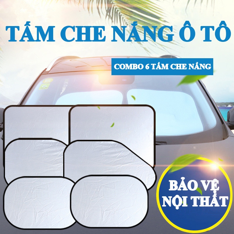 Tấm Che Nắng Ô TÔ Xe Gia Đình , Xe Tải combo 6 Tấm Rèm Che Nắng Kính ...