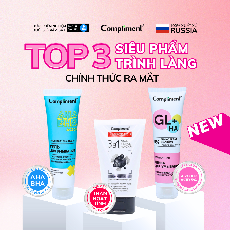 Ảnh Sữa Rửa Mặt Compliment No Problem Ngăn Ngừa Mụn Sạch Sâu 200ml 4