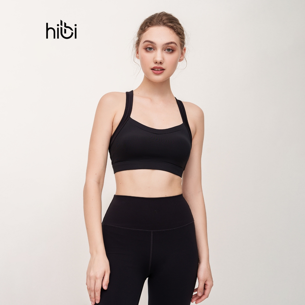 Ảnh Áo tập Yoga Gym dây phối trắng BA507 Hibi Sports - Kèm mút 4