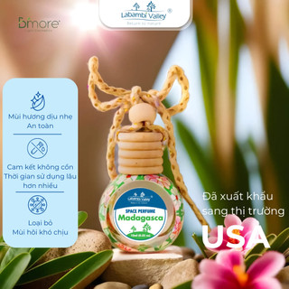 Nước hoa Labambi Valley No.14 - MADAGASCA treo không gian ô-tô, tủ quần áo, tủ giày, phòng khách, phòng ngủ,..chai 10ml