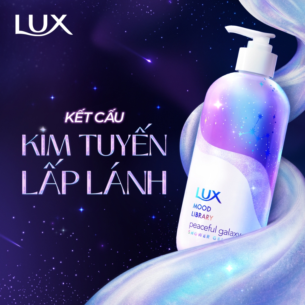 Ảnh Sữa tắm Lux Mood Library Peaceful Galaxy 470g 2