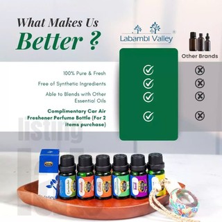 Nước hoa Labambi Valley No.11 - BOLD treo không gian ô-tô, tủ quần áo, tủ giày, phòng khách, phòng ngủ,.. chai 10ml