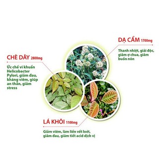 Lá Khôi Đốm Thảo Dược Thương Hiệu Lá Ngọc Hỗ Trợ Điều Trị Dạ Dày Gói 1kg
