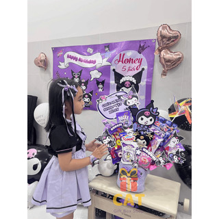 [Hỏa tốc HCM] Set bó hoa bánh kẹo chủ đề Kuromi