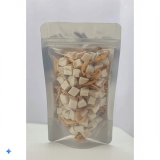 [Combo Chắc Xương + Giàu Đạm] Viên Gà + Tôm Sấy + Xương Ống Cho Mèo, Thịt Sấy Cho Thú Cưng