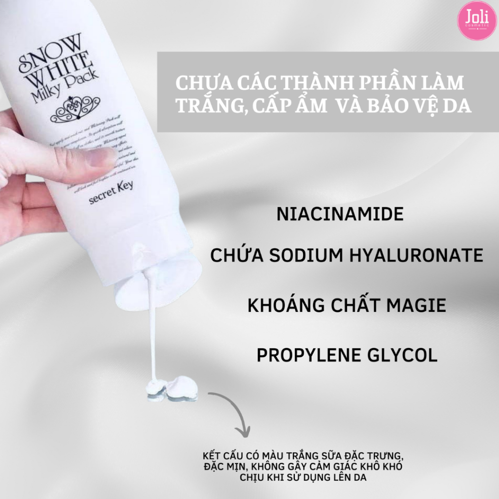 Ảnh Kem ủ trắng da body Snow White cấp ẩm giúp da sáng mịn mờ thâm nâng tone 200g 3