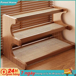Giá để đồ để bàn bằng gỗ nhiều tầng giá để đồ để bàn phòng ngủ phòng khách ban công giá để đồ để đồ