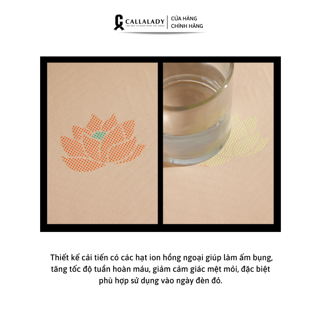 Quần gen bụng dưới Callalady định hình eo gen bụng mặc váy siết eo thon gọn đùi chống cuộn nâng mông có hạt ion 04