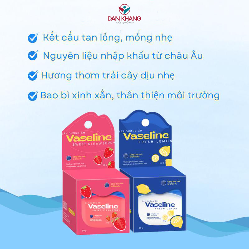 Ảnh Sáp dưỡng môi Vaseline dưỡng ẩm giảm tình trạng da khô nứt nẻ 2