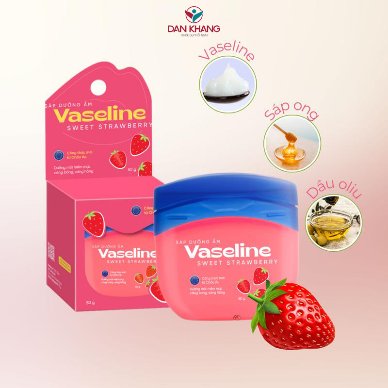 Ảnh Sáp dưỡng môi Vaseline dưỡng ẩm giảm tình trạng da khô nứt nẻ 1