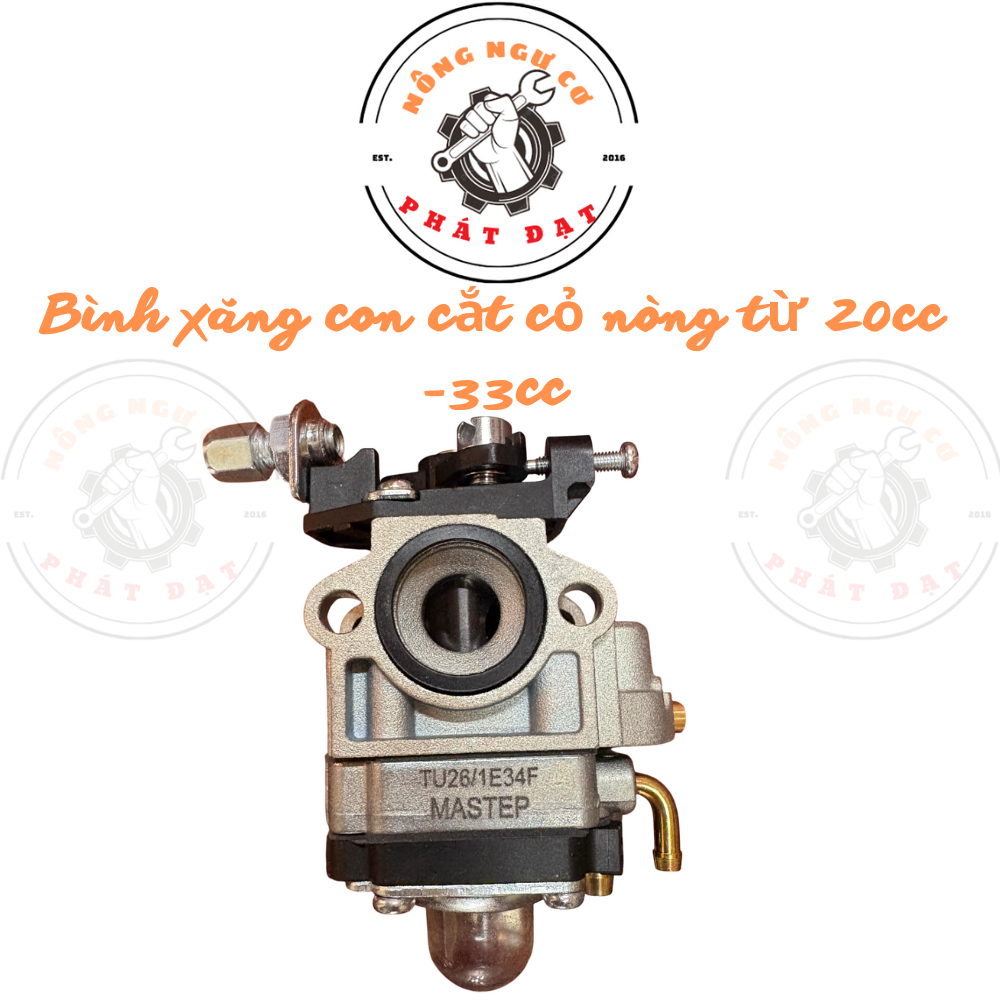 BÌNH XĂNG CON _CHẾ HÒA KHÍ MÁY CẮT CỎ 260_330 YINBA CHÍNH HÃNG