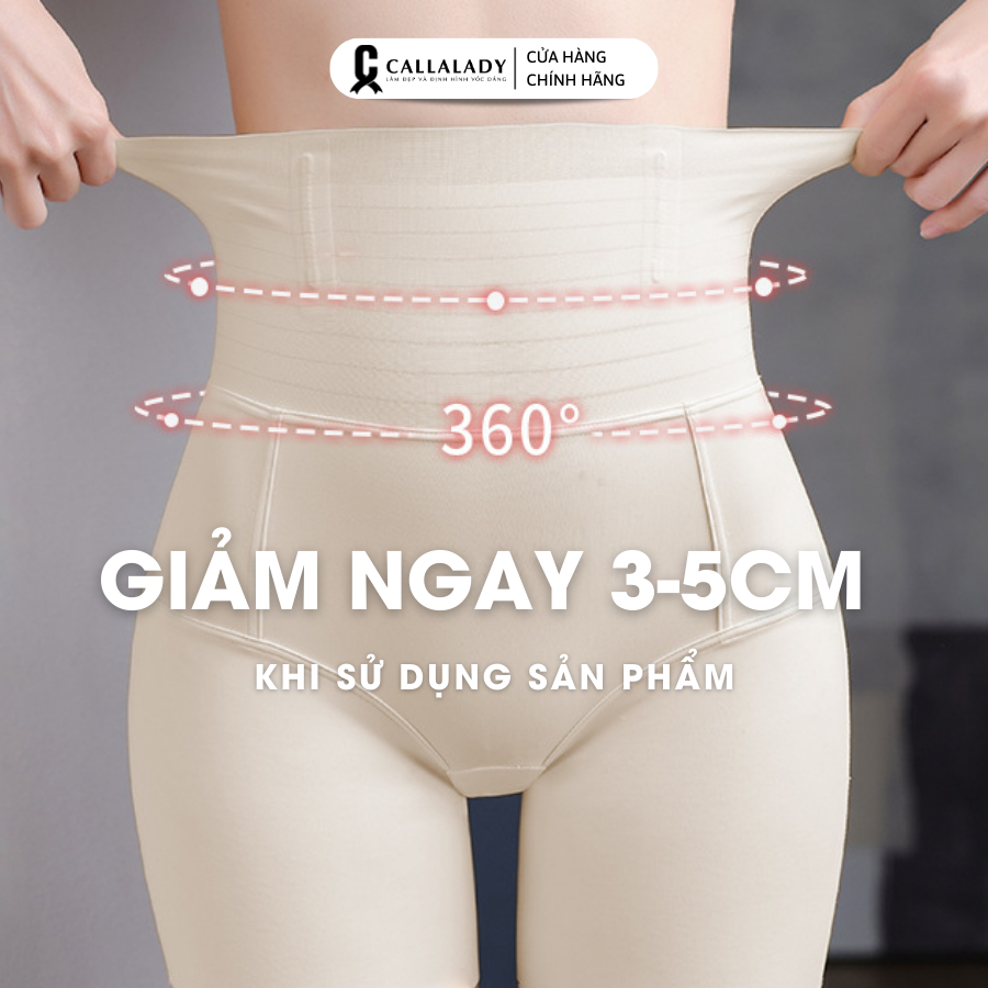 Quần gen nịt bụng định hình eo Callalady thon gọn mẹ bầu sau sinh chất liệu đúc su nâng mông siết eo dáng đùi 14