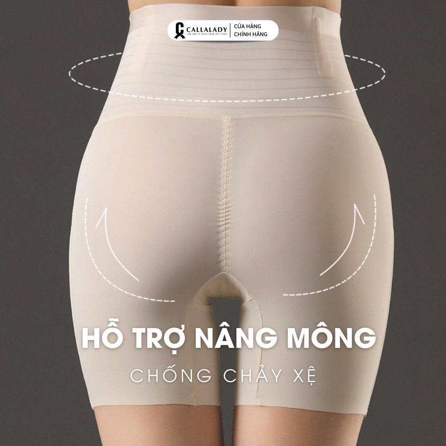 Quần gen nịt bụng định hình eo Callalady thon gọn mẹ bầu sau sinh chất liệu đúc su nâng mông siết eo dáng đùi 14