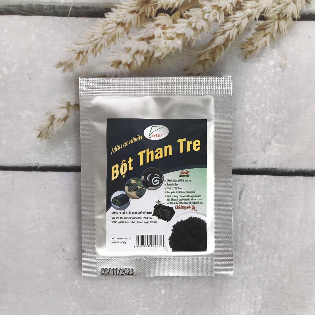 Bột tinh than tre Chợ Quê 20g-PL178F
