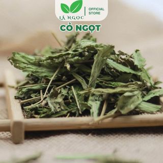 Cây Cỏ Ngọt Khô Thương Hiệu Lá Ngọc Hỗ Trợ Ổn Định Đường Huyết Gói 500g