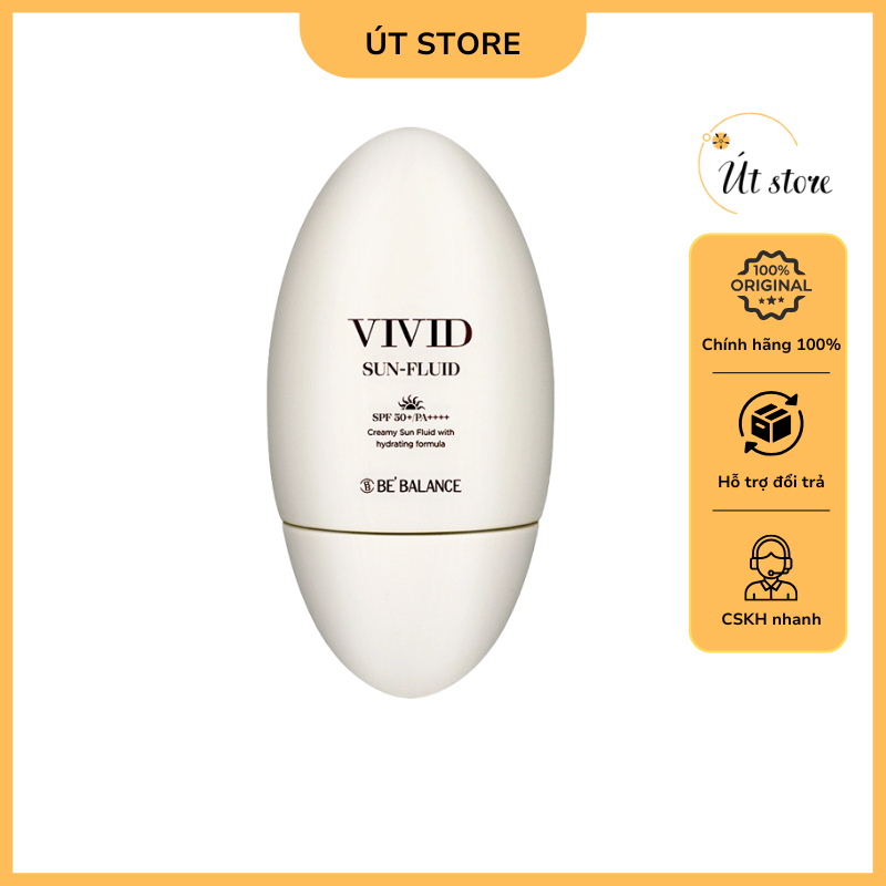 Kem chống nắng Be'Balance Vivid Sun Fluid SPF50+ PA++++ cấp ẩm, kiềm dầu 50 ml