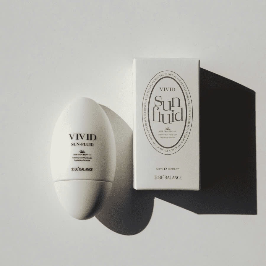 Kem chống nắng Be'Balance Vivid Sun Fluid SPF50+ PA++++ cấp ẩm, kiềm dầu 50 ml