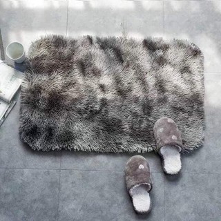 Thảm lau chân Lông Loang Siêu đẹp, bền, Kích Thước 40 x60Cm
