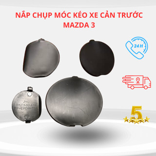 Nắp đậy, nắp chụp móc kéo xe cản trước mazda 3 đời 2014 - 2016 và đời 2017 - 2019