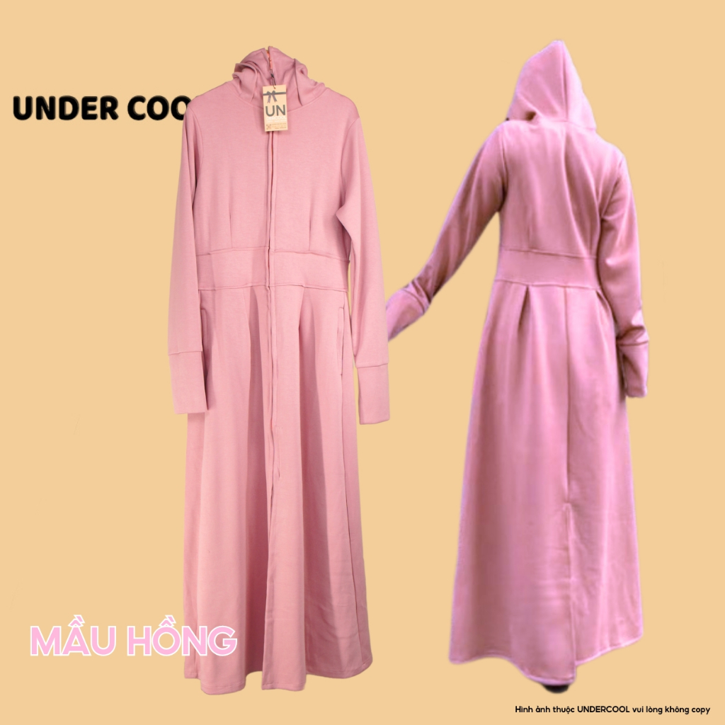 Áo Chống Nắng Dài Toàn Thân UNDERCOOL Umi dày dặn Co Giãn Thoáng Mát - Chống Nắng UPF50+ Nữ Dáng dài ACN04