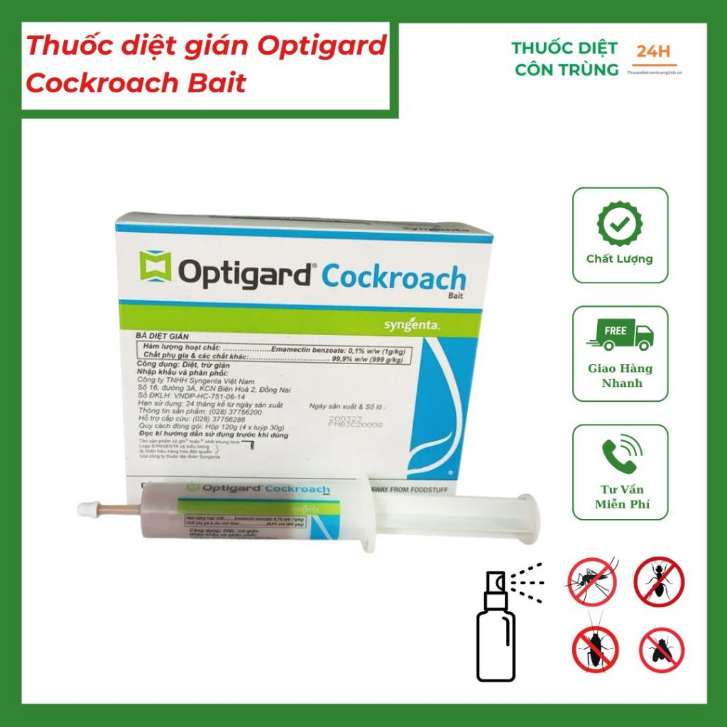 Dung dịch diệt gián Optigard Cockroach Bait | Shopee Việt Nam