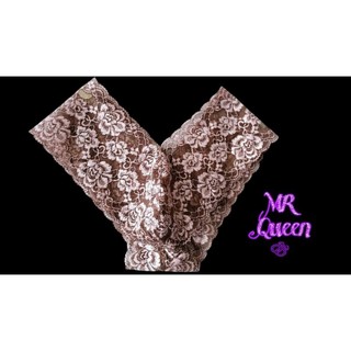 Quần lót ren nam hoạ tiết nâu hoa Q209
