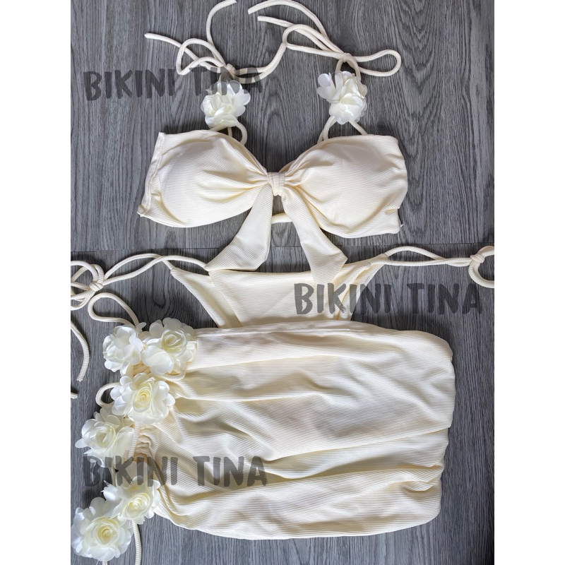 Bikini Tina Set 3 Món Dây 8 Bông Siêu hót mẫu 2025
