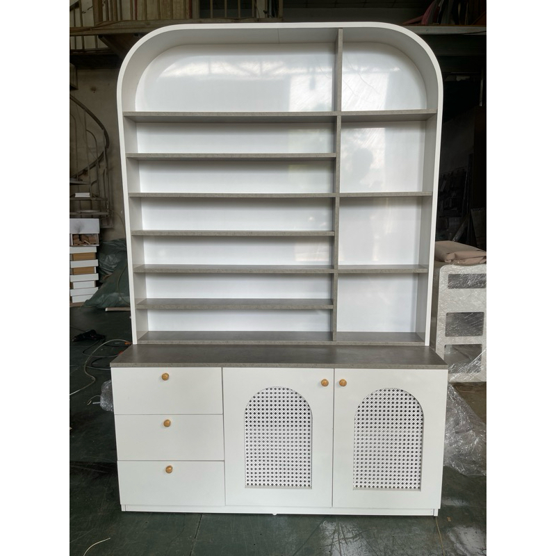 [FreeShip HCM] Tủ Trưng bày sản phẩm bằng gỗ giá rẻ