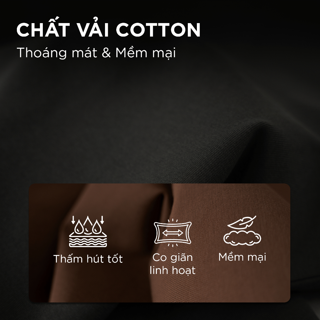 Ảnh Áo thun nam trơn CAPMAN CLUB tay ngắn cổ tròn basic , vải cotton thấm hút phom regular fit 3