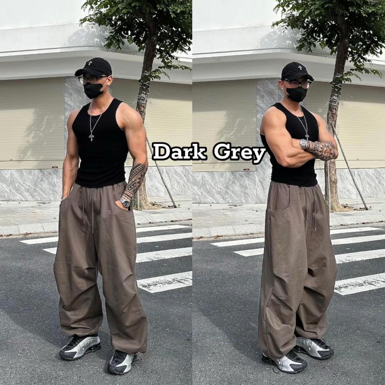 YOBA | Quần Kaki Form Phồng- Kaki Balloon Pants YOBA Ống Siêu Rộng,Camo Pants,Có Bigsize,Dancer,Streetwear,gymer | BigBuy360 - bigbuy360.vn