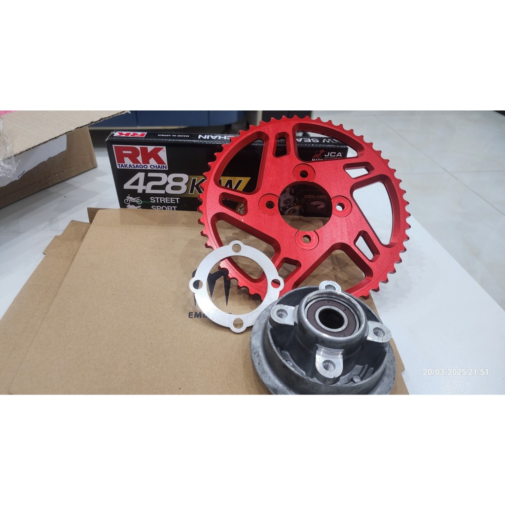 Miếng chêm cùi đĩa Nhôm cho DatBike Quantum