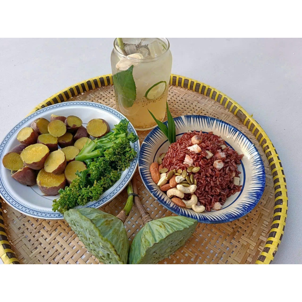 2kg Gạo Lứt Đỏ Thực Dưỡng - Loại 1 lúa 6 tháng - tốt cho người cần giảm cân, tiểu đường, tim mạch