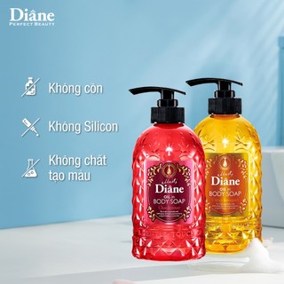 Combo 2 Sữa Tắm Tinh Dầu Hương Nho Trắng Dưỡng Ẩm Và Sáng Mịn Da Moist Diane Oil In Body Chardonnay